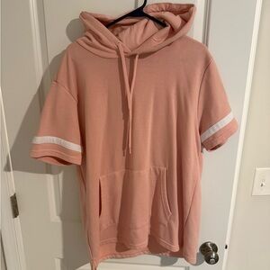 Forever 21 Peach Hoodie with Drawstring